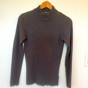 VTG Worthington Women’s MT Gray Sweater Essential Classic Grannycore Basic Comfy